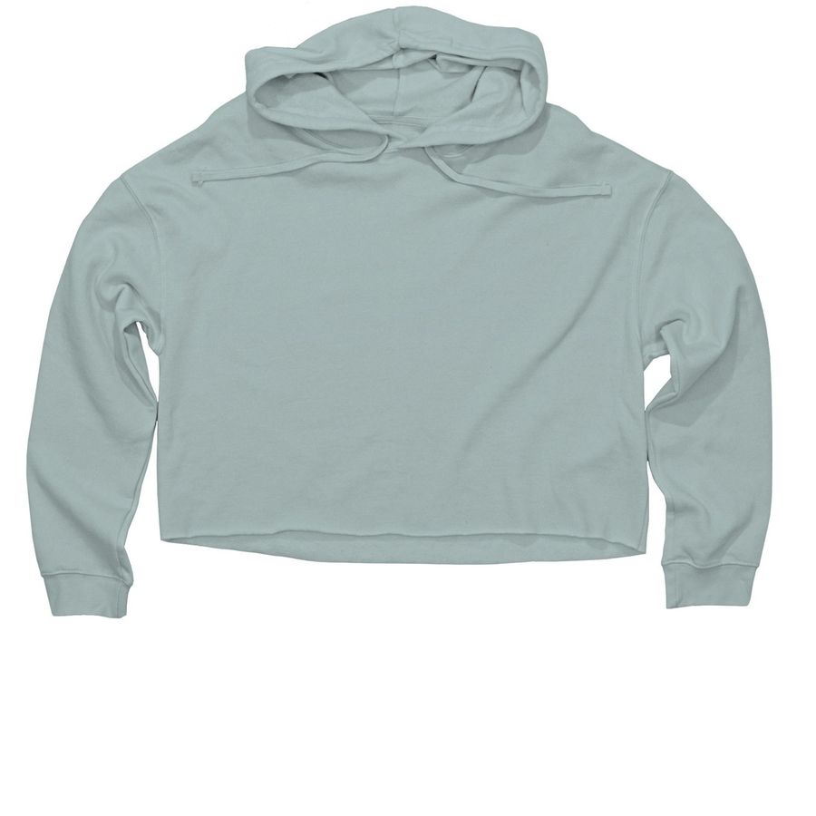 SATX - Logo on back of shirt - Sweatshirts, a Sage Women?s Lightweight Cropped Hoodie