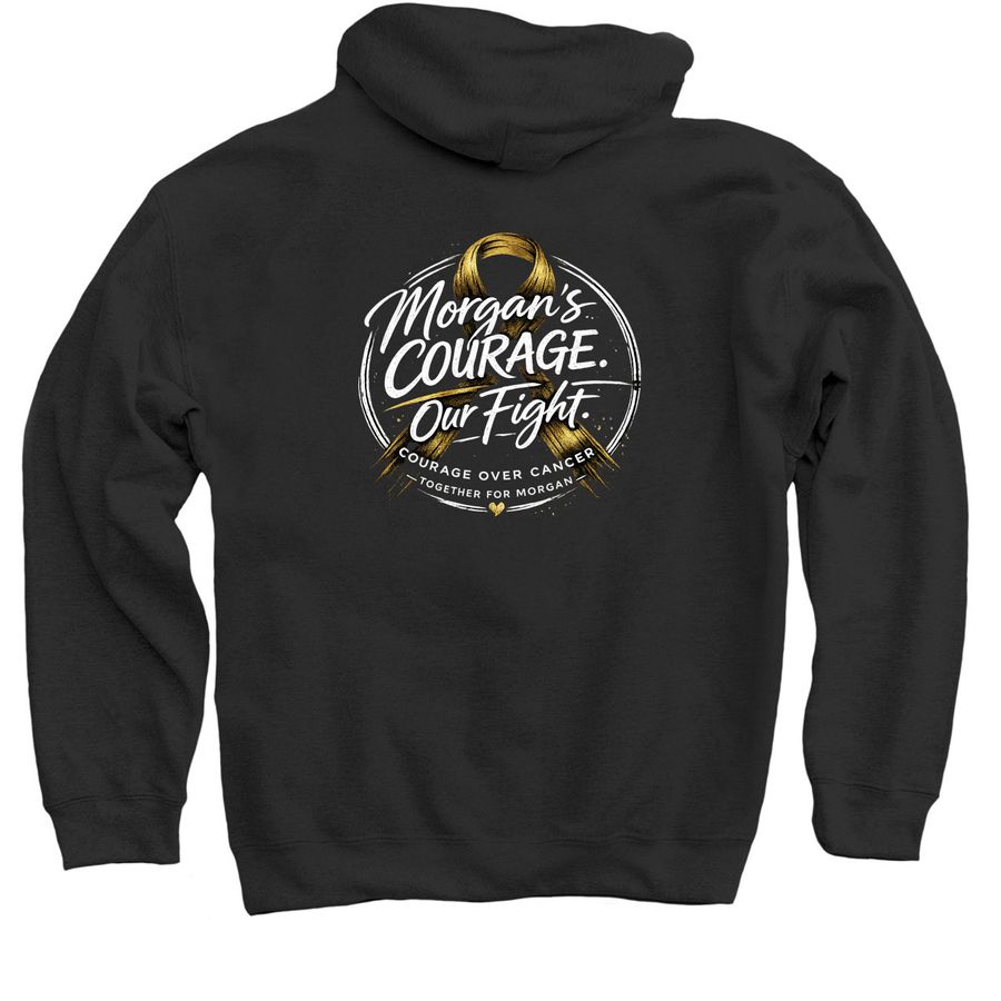 Morgan's Courage, a Black Pullover Hoodie