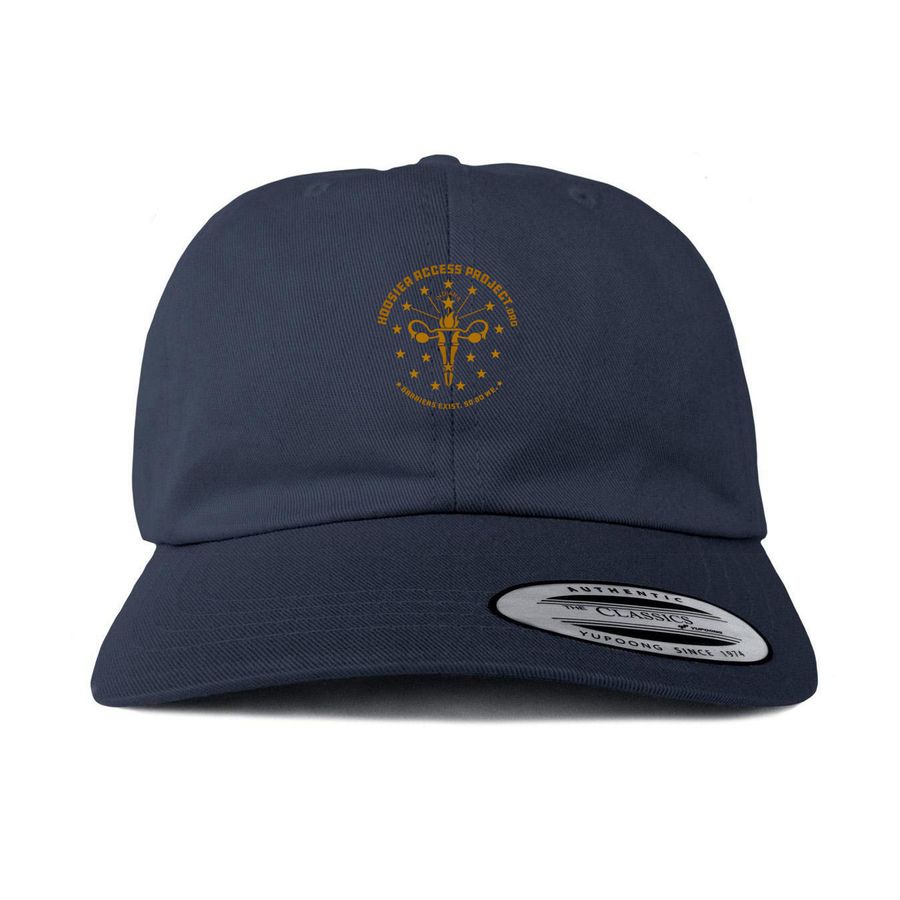 Reproductive justice for all. No Cap., a Navy Printed Classic Baseball Cap