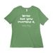 Write like you invented it., a Leaf Women?s Relaxed Cotton Tee