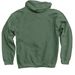 MDT Sunburst Logo, a Military Green Pullover Hoodie (back-view)