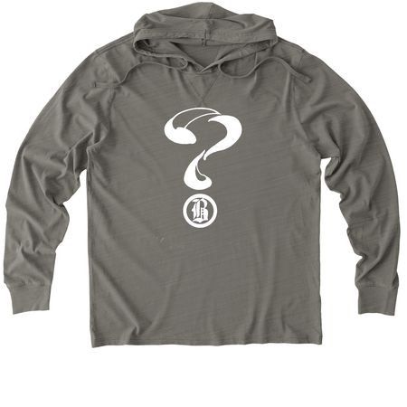 Logo&nbsp;, a Driftwood Grey Allmade Organic Cotton Mineral Dye Hoodie Tee