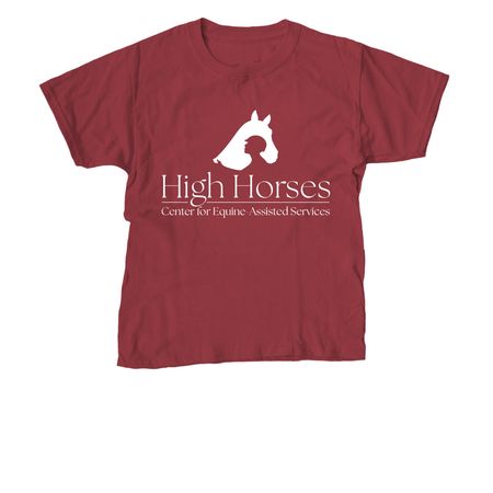 Spring Shirts for High Horses!, a Cardinal Red Youth Unisex Tee
