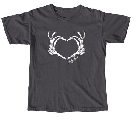 Hey Boo!, a Graphite Comfort Colors Unisex Tee