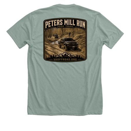Peters Mill Run Toyota, a Heather Sage Premium Unisex Tee