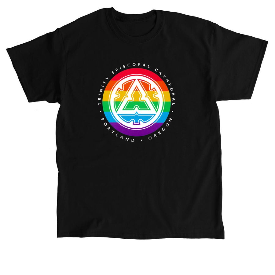 Trinity Pride Tee (dark colors), a Black Classic Unisex Tee