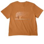 Transform-Evolve-Unfold, a Toast Women's Heavyweight Tee (back-view)
