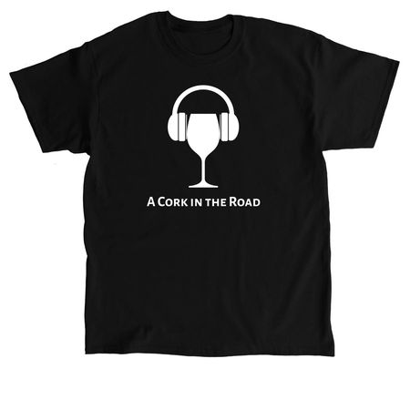 Wine Podcast, a Black Classic Unisex Tee