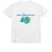 Have a Nuclear Day!, a Solid White Blend Premium V-Neck Tee