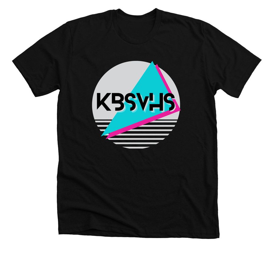 KBSVHS: The Shirt, a Solid Black Blend Premium Unisex Tee