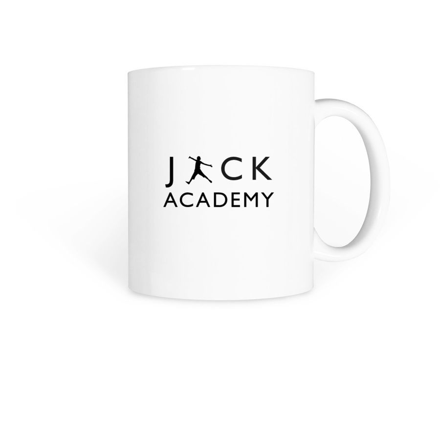Jack Academy , a White Coffee Mug