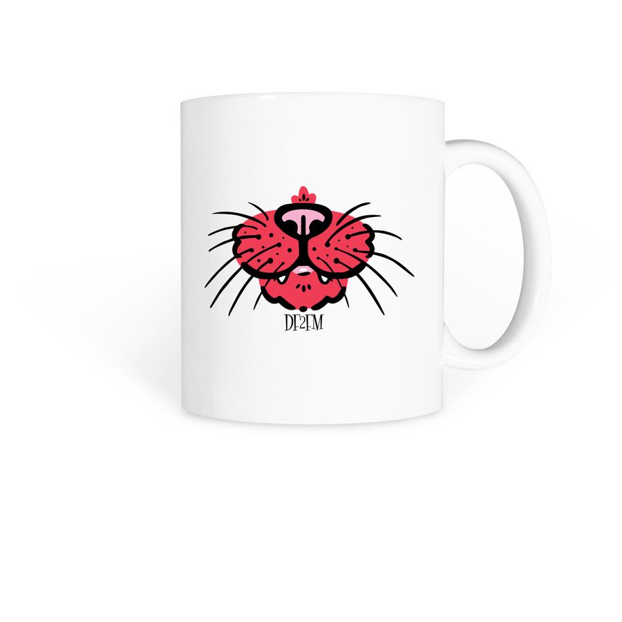 DF2FM Cat Muzzle Mug, a White Coffee Mug