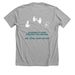 If it's not accessible, it's not acceptable!, a Athletic Heather Premium Unisex Tee (back-view)