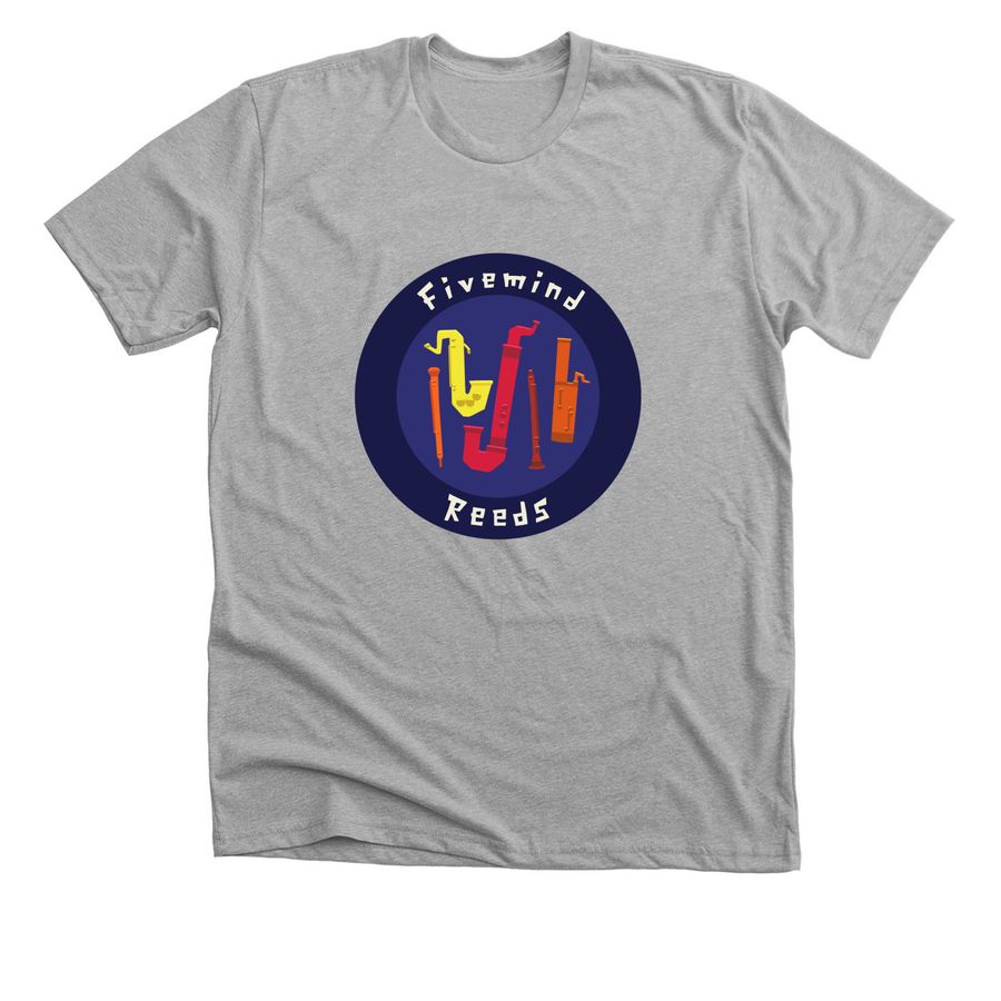 Fivemind Reeds Tops, a Athletic Heather Premium Unisex Tee