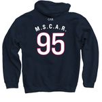 M.S.C.A.R. 2026-2027, a Navy Pullover Hoodie (back-view)