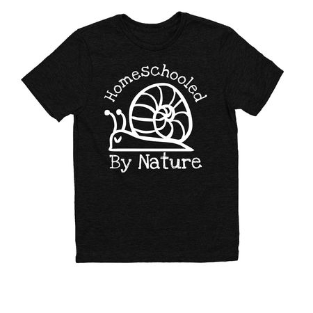 Homeschooled by Nature, a Deep Black Allmade Youth Eco Triblend Tee