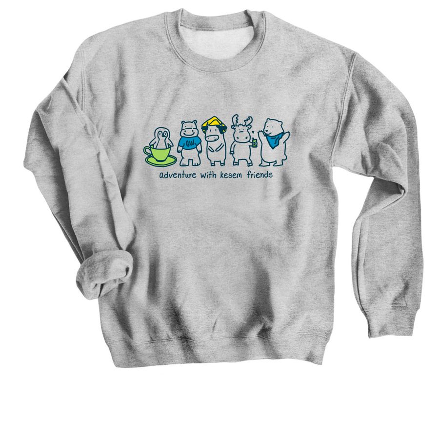 Kesem Friends Crewneck, a Sport Grey Crewneck Sweatshirt
