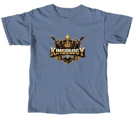 KINGOLOGY | Core Emblem Collection, a Blue Jean Comfort Colors Unisex Tee