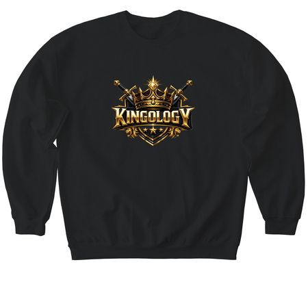 KINGOLOGY | Core Emblem Collection, a Black Softstyle Crewneck Sweatshirt