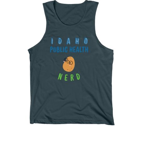 IPHA-ID PH Nerd&nbsp;, a Dark Grey Premium Cotton Tank