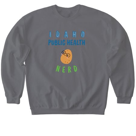IPHA-ID PH Nerd&nbsp;, a Charcoal Softstyle Crewneck Sweatshirt