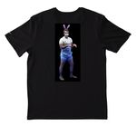 Morale Shirt, a Black Nike Dri-FIT Jersey Blend Performance Tee (back-view)