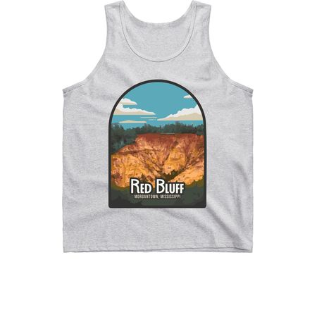 Red Bluff, a Sport Grey Classic Unisex Tank Top