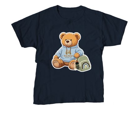 GA Teddy Bear, a Navy Youth Unisex Tee