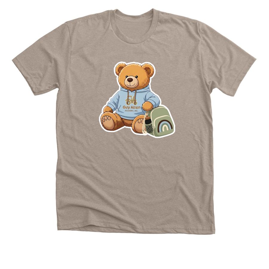 GA Teddy Bear, a Heather Stone Premium Unisex Tee