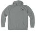 Woodland Camps Loon and Thwing's Sign, a Aluminum Grey Heather Allmade Organic CVC Pullover Hoodie