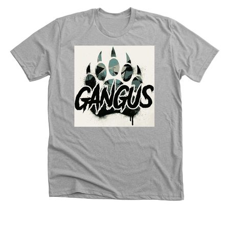 Paw Print Gangus, a Athletic Heather Premium Unisex Tee
