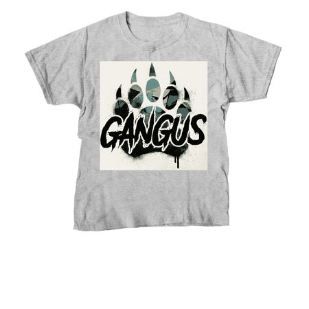 Paw Print Gangus, a Sport Grey Youth Unisex Tee