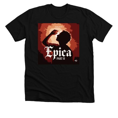 Epica II, a Solid Black Blend Premium Unisex Tee