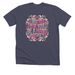 Handbasket T-Shirt (Dark), a Heather Midnight Navy Premium Unisex Tee