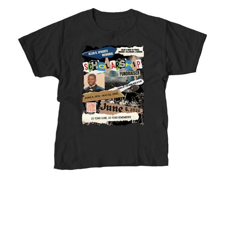 Allen Spaights Scholarship Tee (Front Print)&nbsp;, a Black Youth Unisex Tee