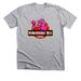 Porkasaurus Rex BBQ, a Athletic Heather Premium Unisex Tee