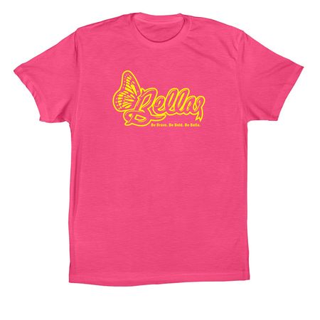 Be Brave. Be Bold. Be Bella., a Berry Premium Cotton Tee