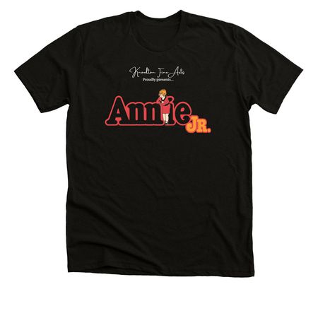 Annie Jr - Cast, a Solid Black Blend Premium Unisex Tee
