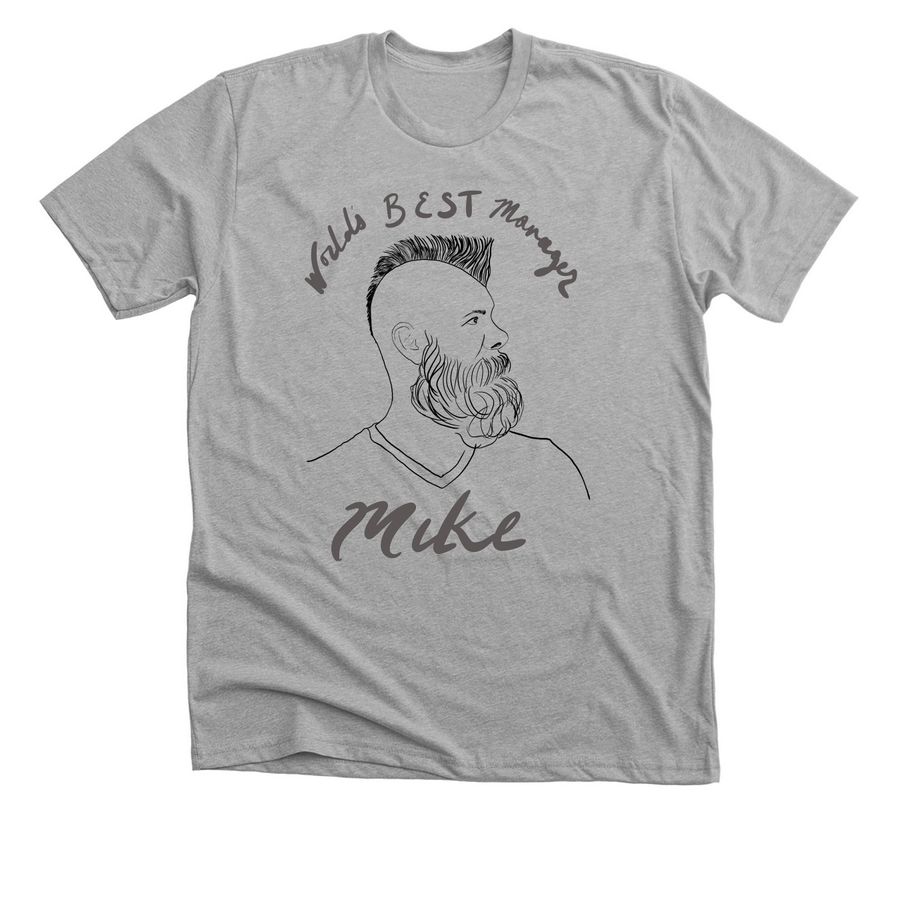 WBM Mike, a Athletic Heather Premium Unisex Tee