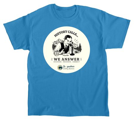 History Calls (male operator), a Sapphire Classic Unisex Tee