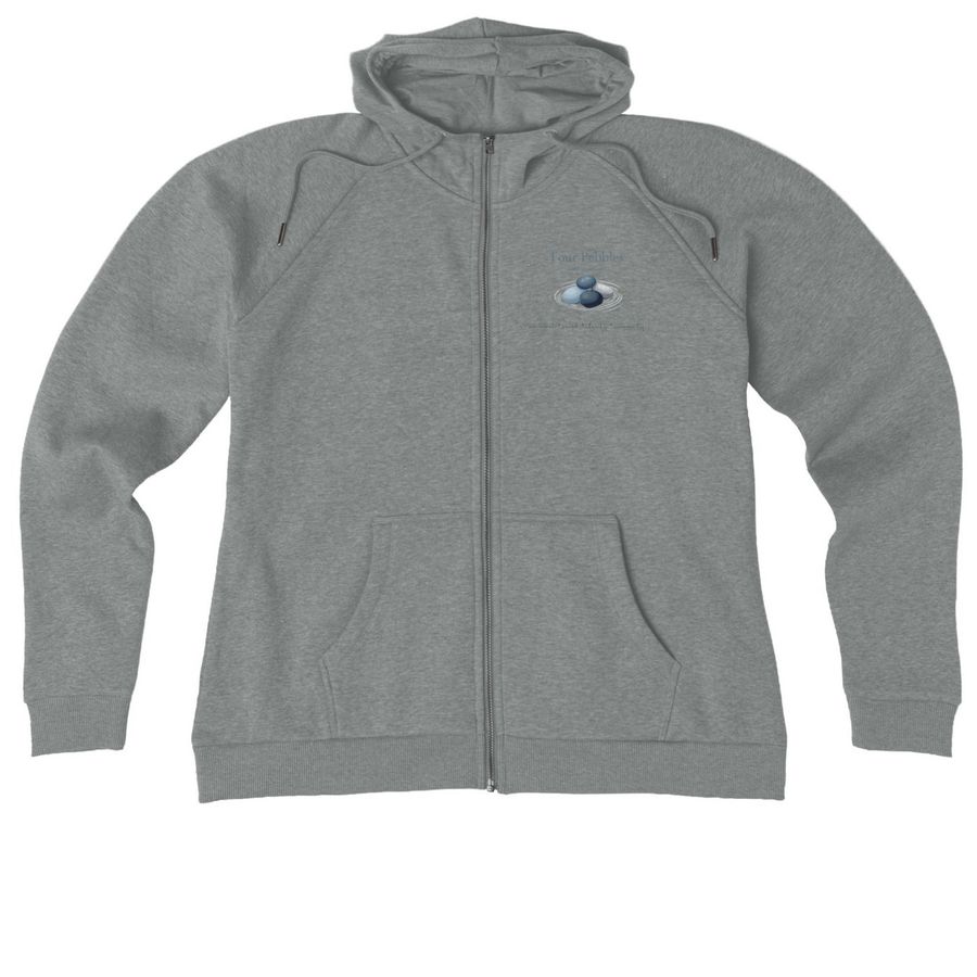 Allmade Women's Organic CVC Zip-Up Hoodie