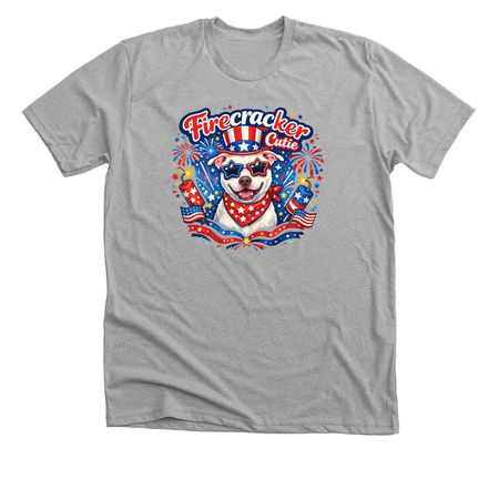 Firecracker Cutie, a Athletic Heather Premium Unisex Tee