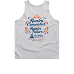 Futuro y Esperanza Collection, a Sport Grey Classic Unisex Tank Top (back-view)