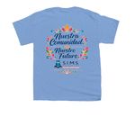 Futuro y Esperanza Collection, a Carolina Blue Youth Unisex Tee (back-view)