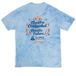 Futuro y Esperanza Collection, a Fiji Blue Comfort Colors Colorblast Tee (back-view)