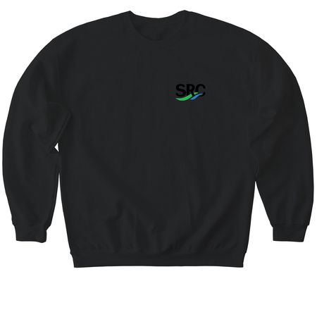 Quarter Zip SRC, a Black Softstyle Crewneck Sweatshirt