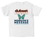 WPHS Morgan' Message 2026/27, a White Classic Unisex Tee (back-view)