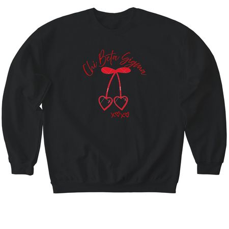 Chi Beta Sigma?, a Black Softstyle Crewneck Sweatshirt