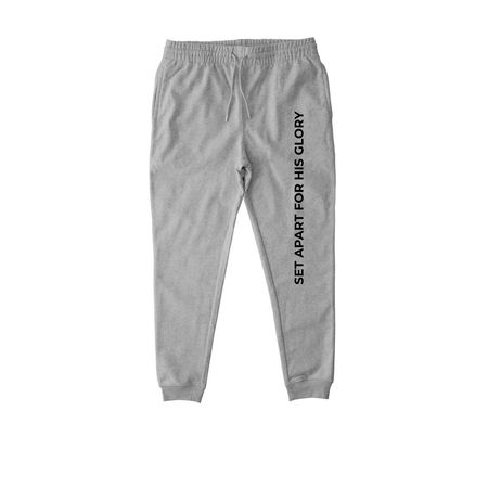 SET APART Holy Fire Joggers, a Heather Grey Stanley/Stella Unisex Flyer Jogger