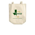WHF's A Prairie Birthday, a Natural Over-the-Shoulder Shopping Tote Bag (back-view)